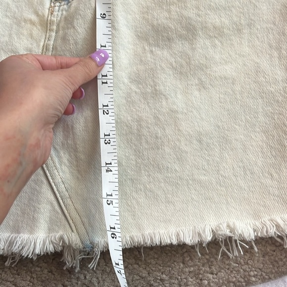 “Abercrombie & Fitch: Zoe Natural Rise Vintage A-line Skirt size 27” - Picture 6 of 8